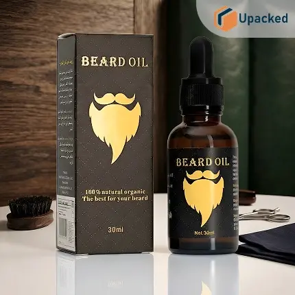 Custom Beard Oil Boxes