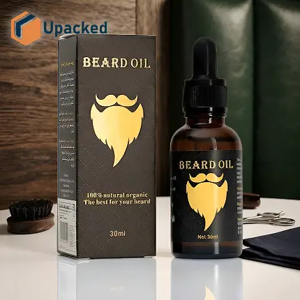 Custom Beard Oil Boxes