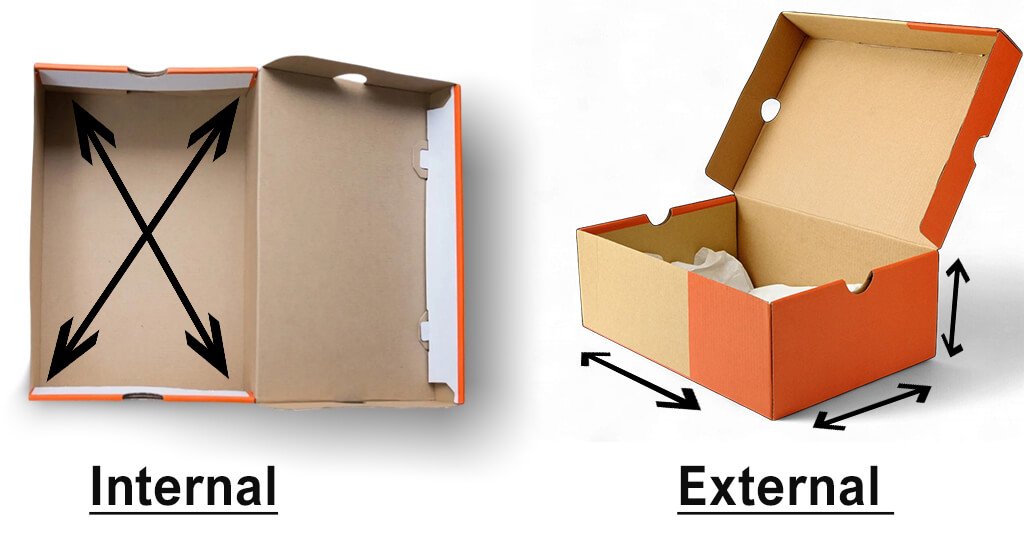 Differences Between the Internal and External Shoe Box Dimensions