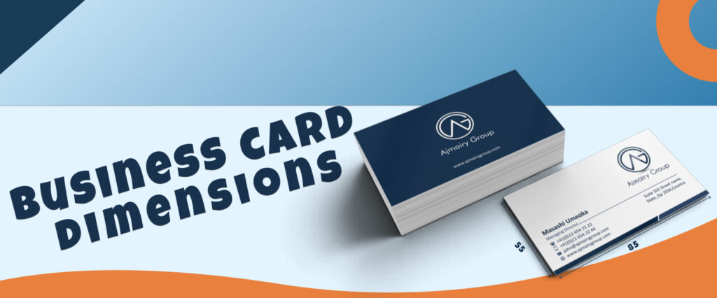 Business Card Dimensions And Size Guide