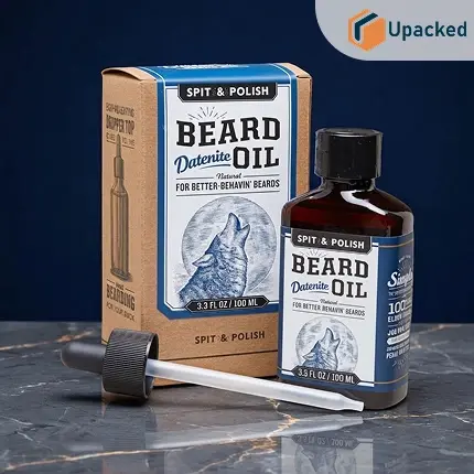 Custom Beard Oil Boxes