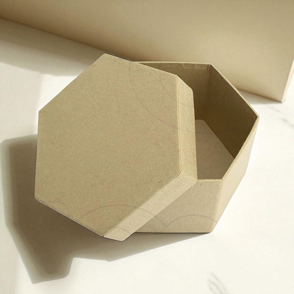 Custom Hexagon Rigid Boxes In Bulk