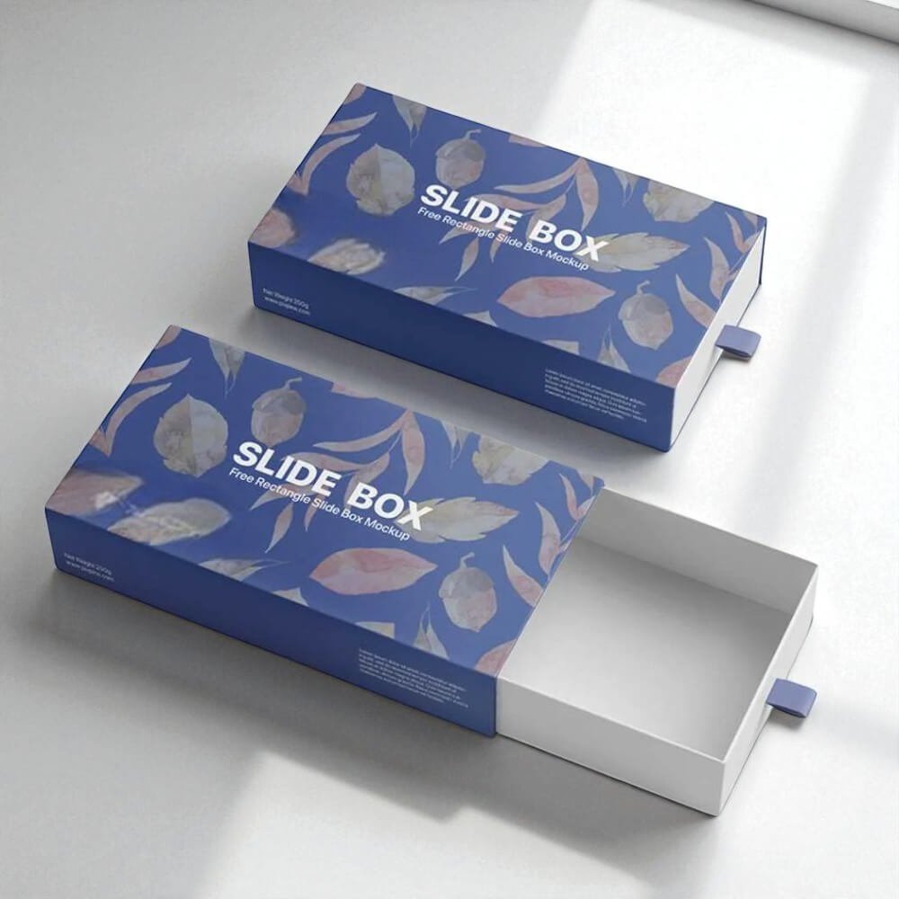 Custom Match Slide Rigid Boxes In Bulk