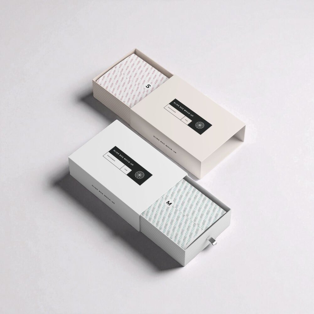 Custom Match Slide Rigid Boxes
