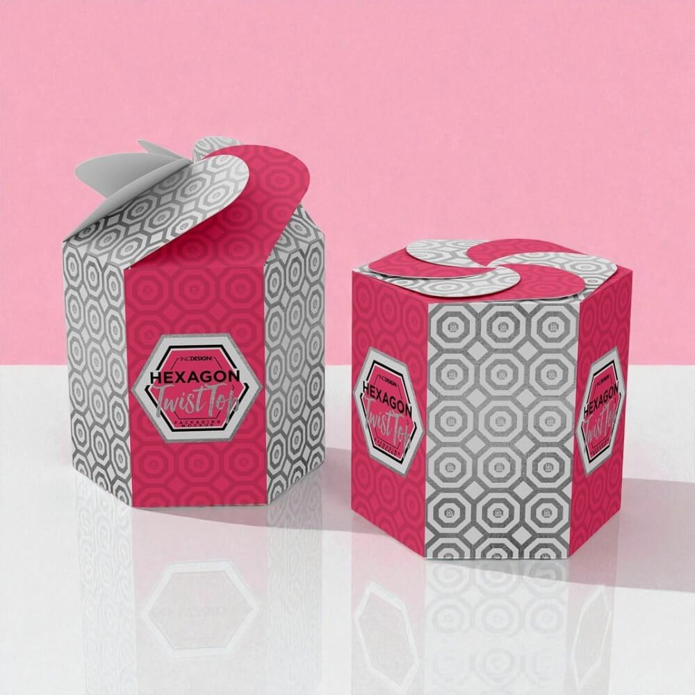 Customized Hexagon Rigid Boxes