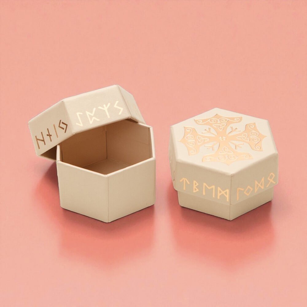 Printed Hexagon Rigid Boxes