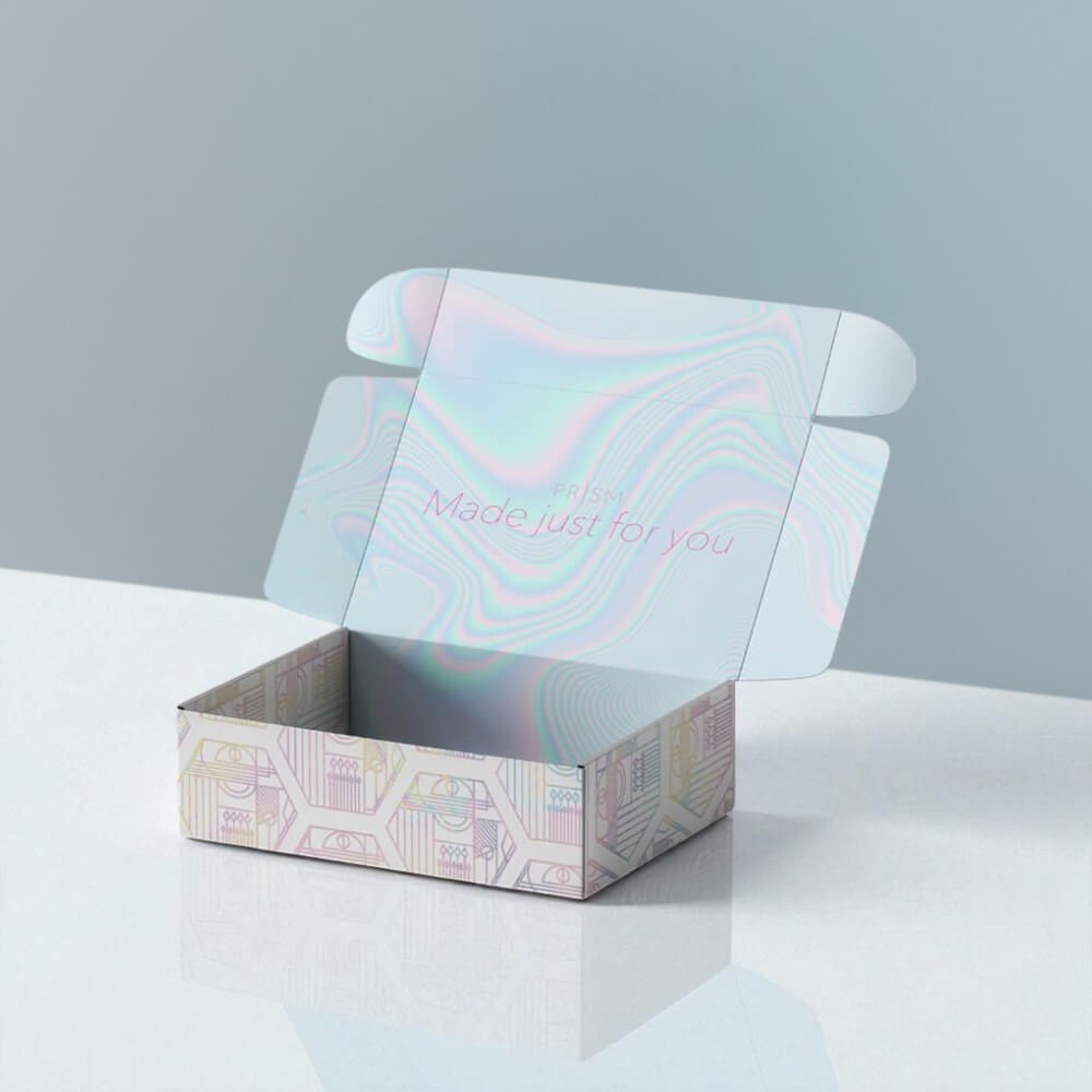 custom holographic packaging boxes