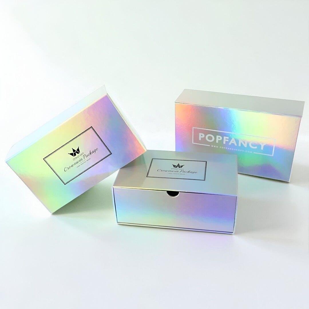 printed holographic boxes