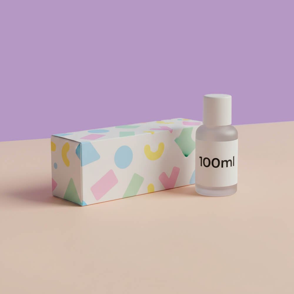 Custom 100ml Bottle Boxes Bulk