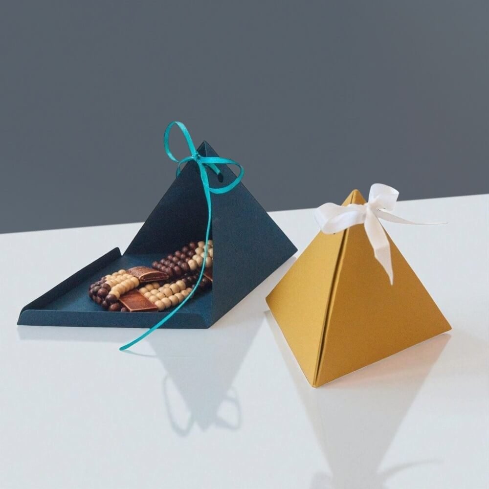 custom pyramid packaging boxes
