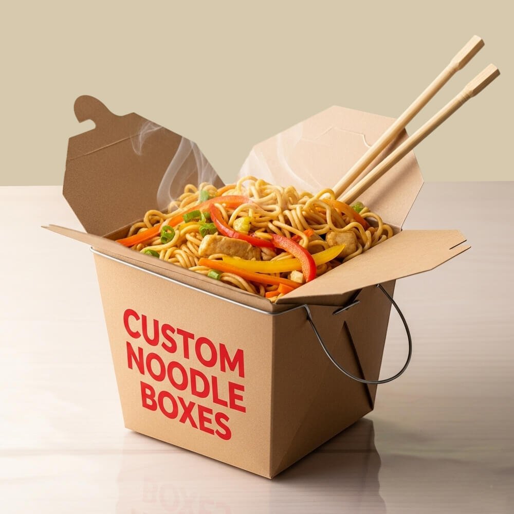 printed noodle boxes