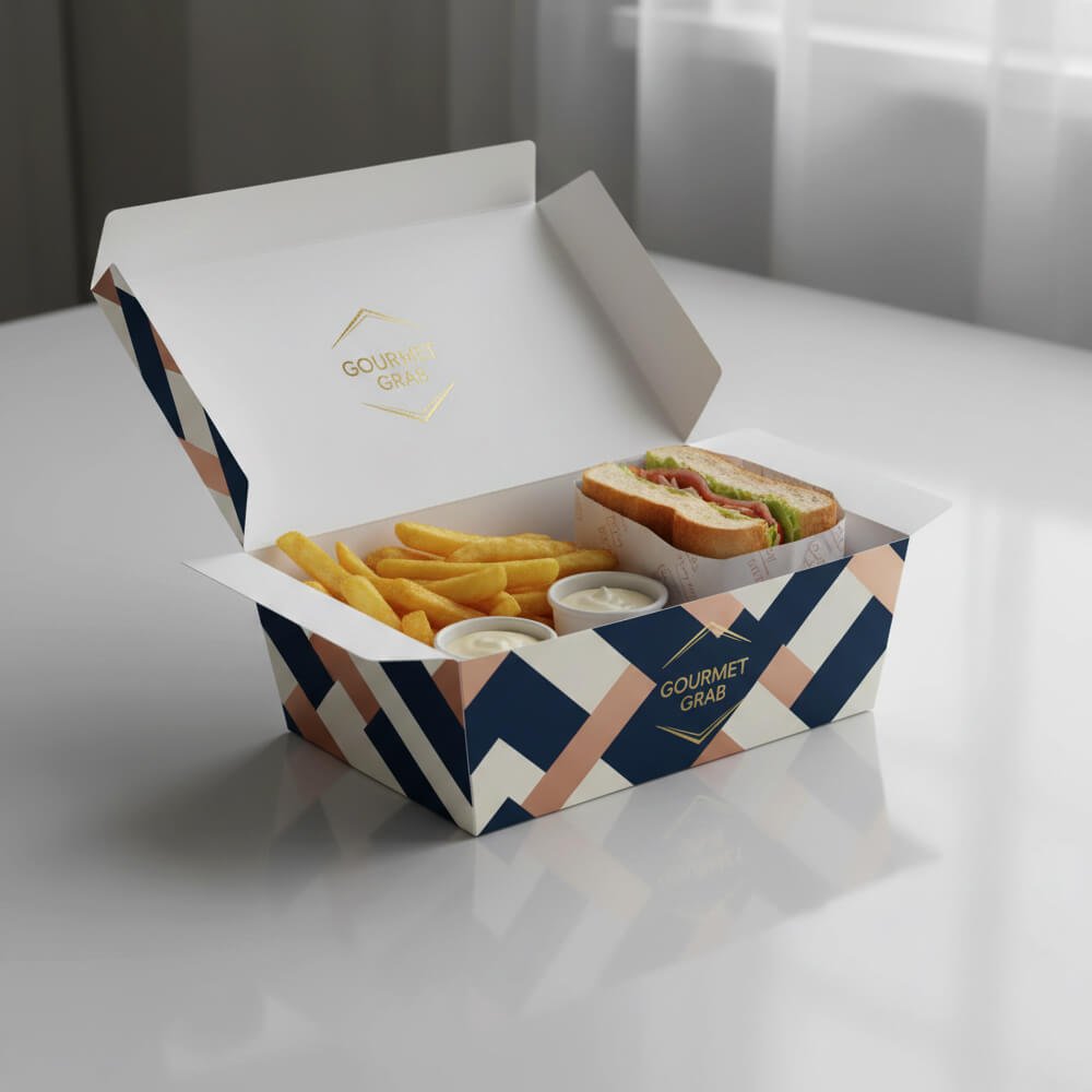 Custom Food 1-2-3 Bottom Boxes