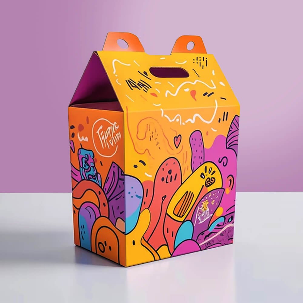 custom gable bag auto bottom boxes wholesale