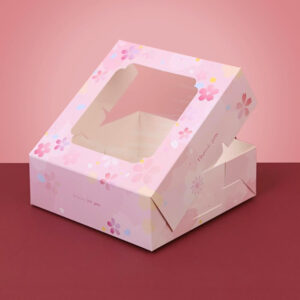 custom self lock cake boxes wholesale