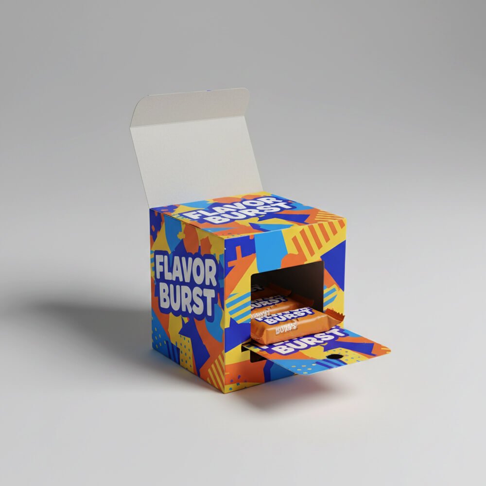 flip out open dispenser boxes