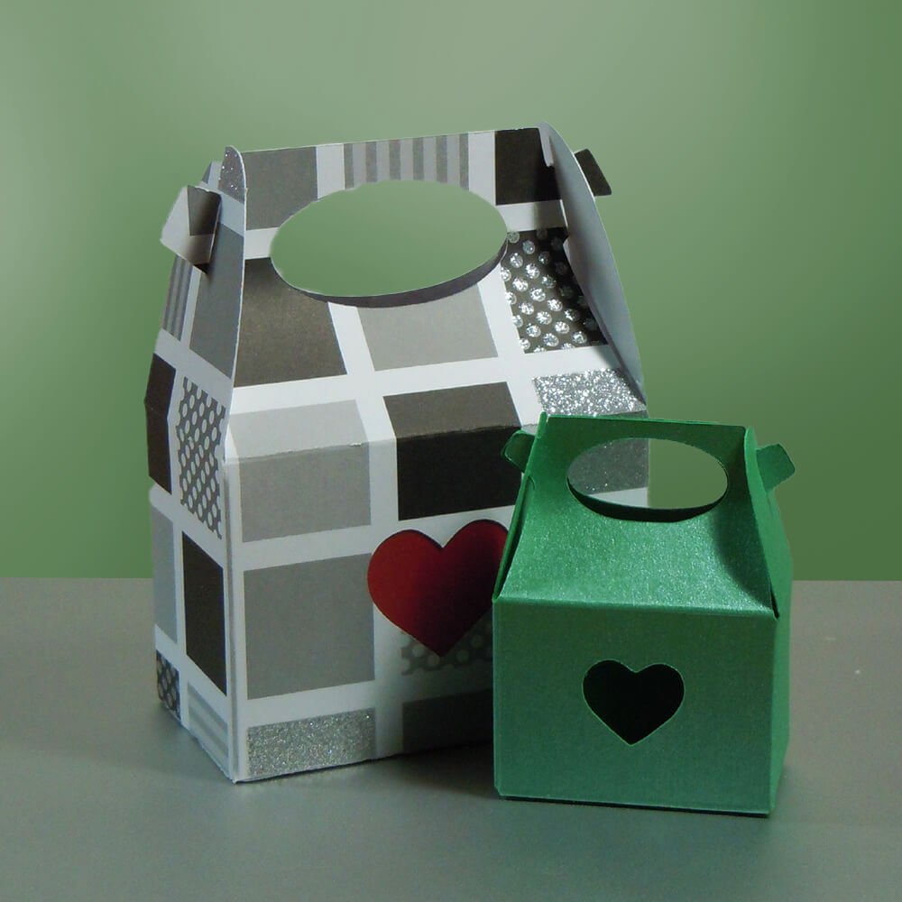 printed gable bag auto bottom boxes