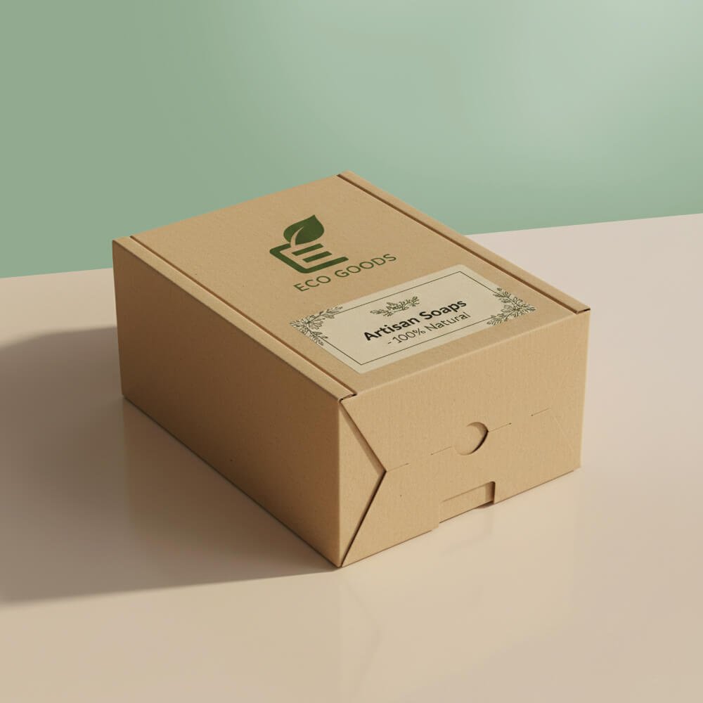 tuck end auto bottom boxes with logo