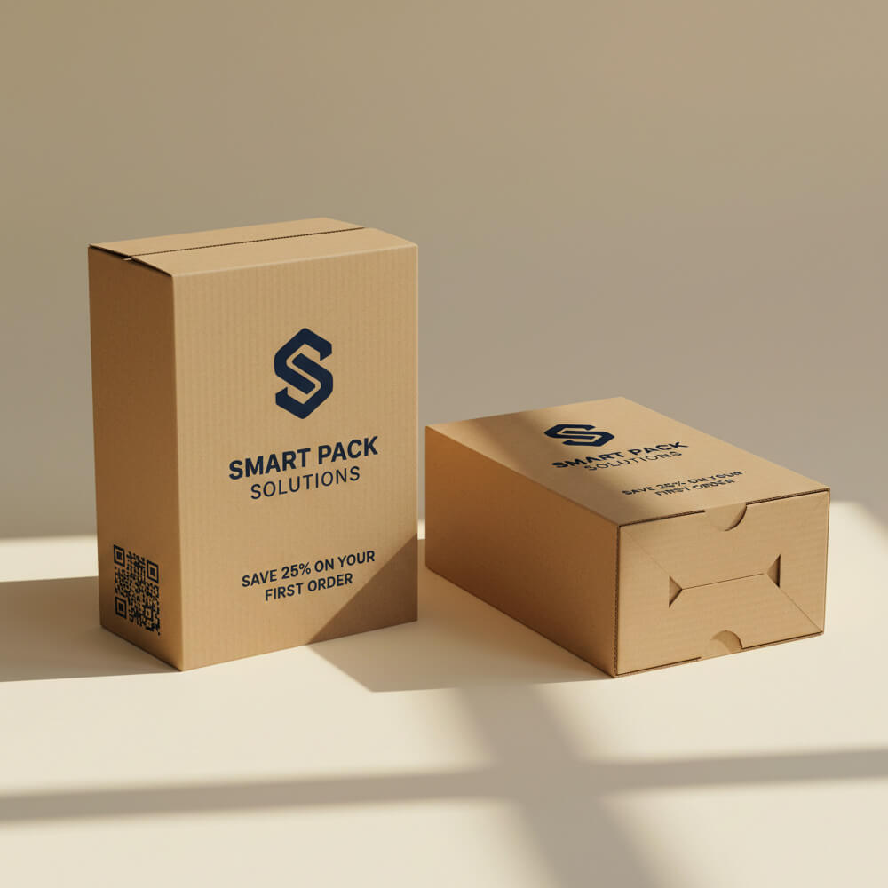 custom advertising packaging with logo