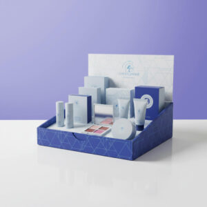 custom front cut out display tray