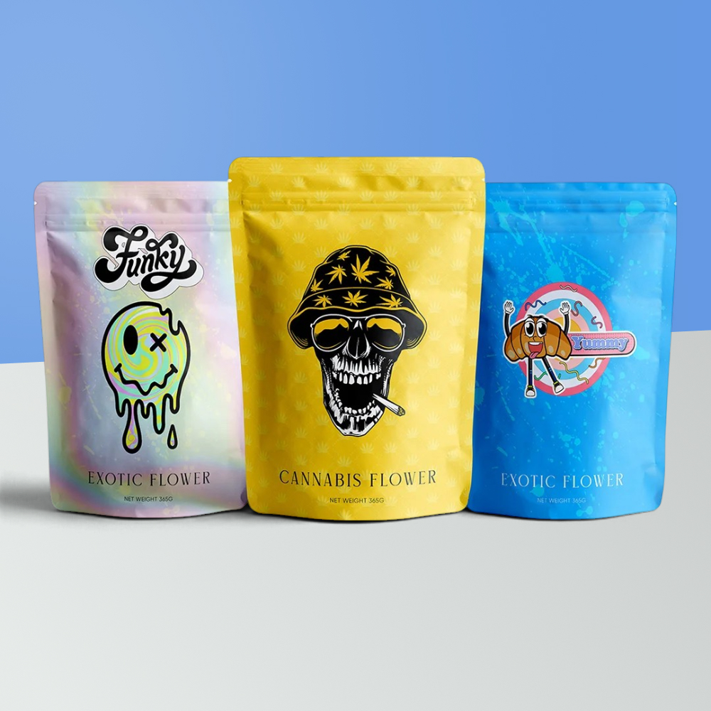 Custom Child Resistant Mylar Bags