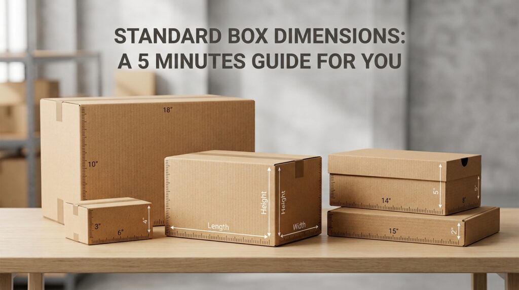Standard Box Dimensions: A 5 Minutes Guide For You